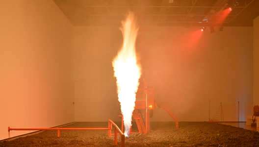 HeHe, Fracking Futures, 2013, installation at FACT