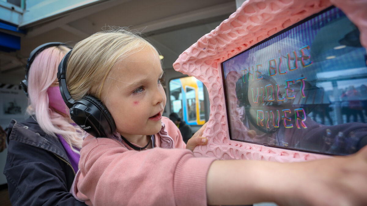 The Blue Violet River \\ Anita Fontaine