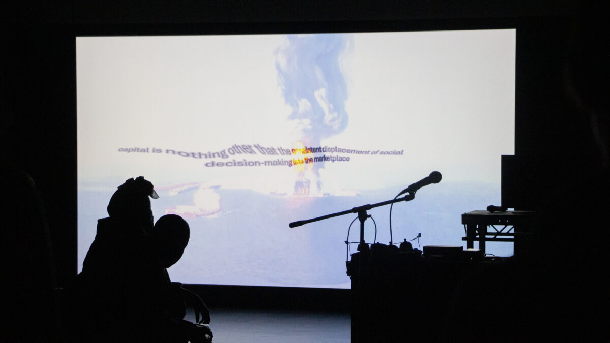 Critical Acts: Performance Lectures exploring how power operates in the digital age